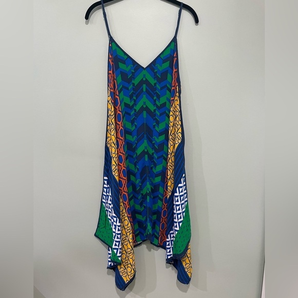 Jealous Tomato Dresses & Skirts - Jealous Tomato Bohemian Summer Dress Handkerchief Hemline Excellent Condition
